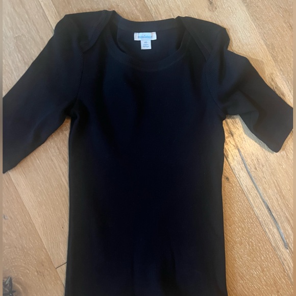 2 longline, ribbed quarter sleeve Sundance tops XS - Picture 2 of 7